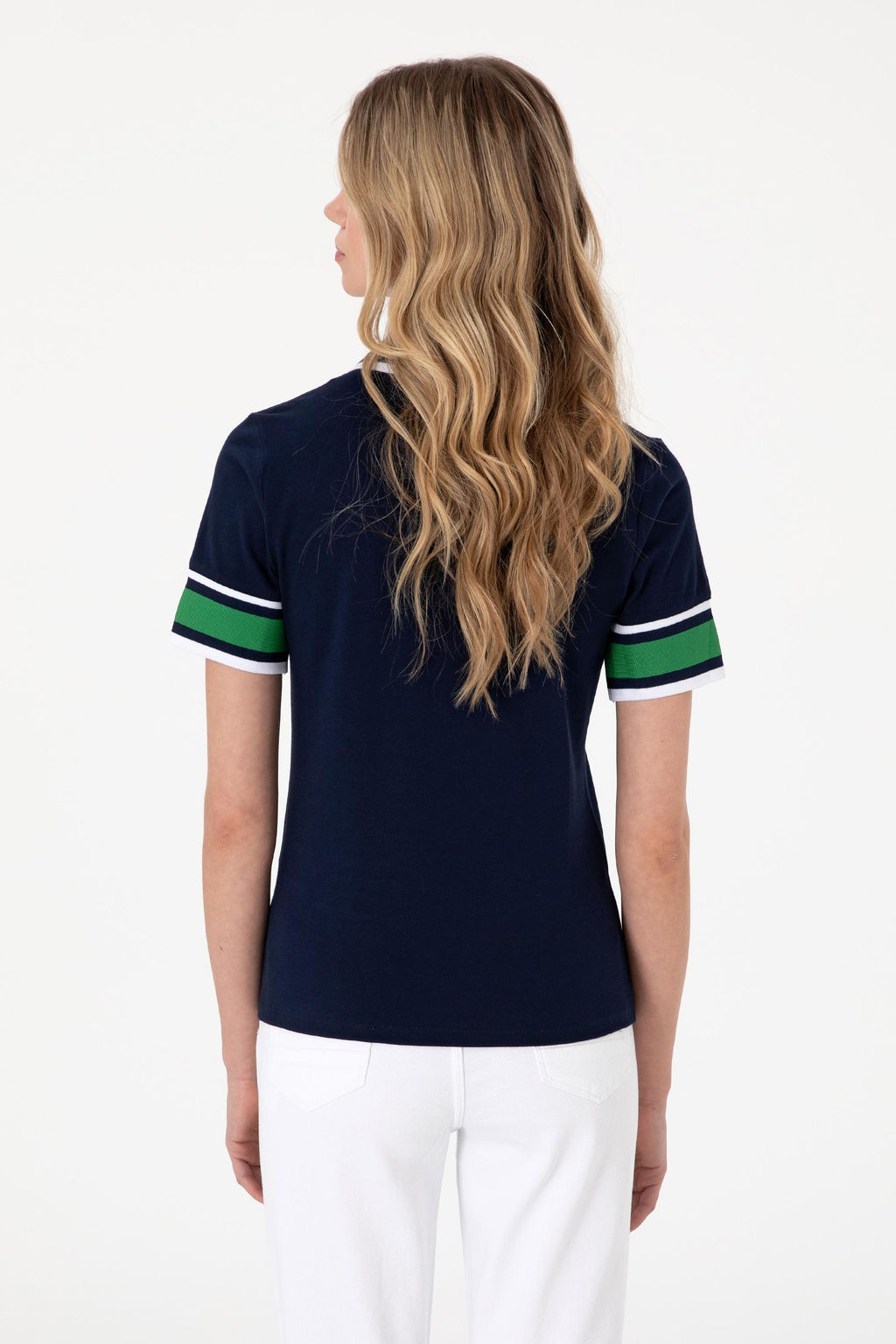 Kad_n Lacivert Ti__rt Sepette S_rpriz _ndirim - U.s. polo assn фото 5