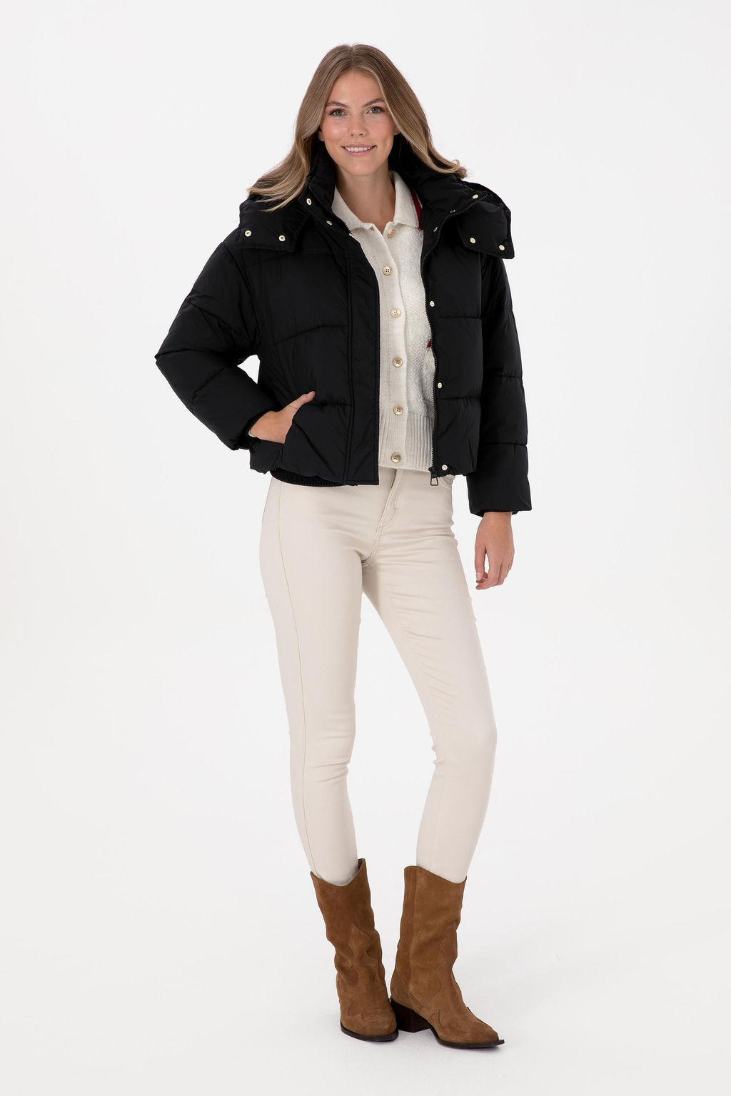 Kad_n Siyah Mont Sepette S_rpriz _ndirim