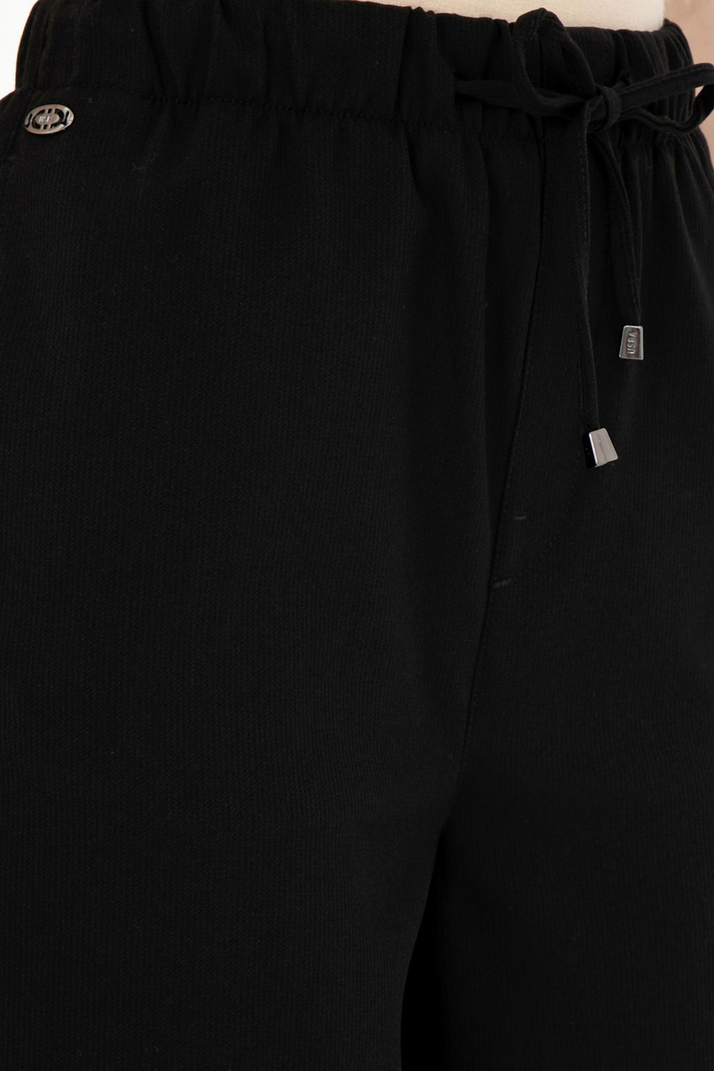 Женские черные брюки из плотной ткани Неожиданная скидка в корзине - U.s. polo assn фото 5