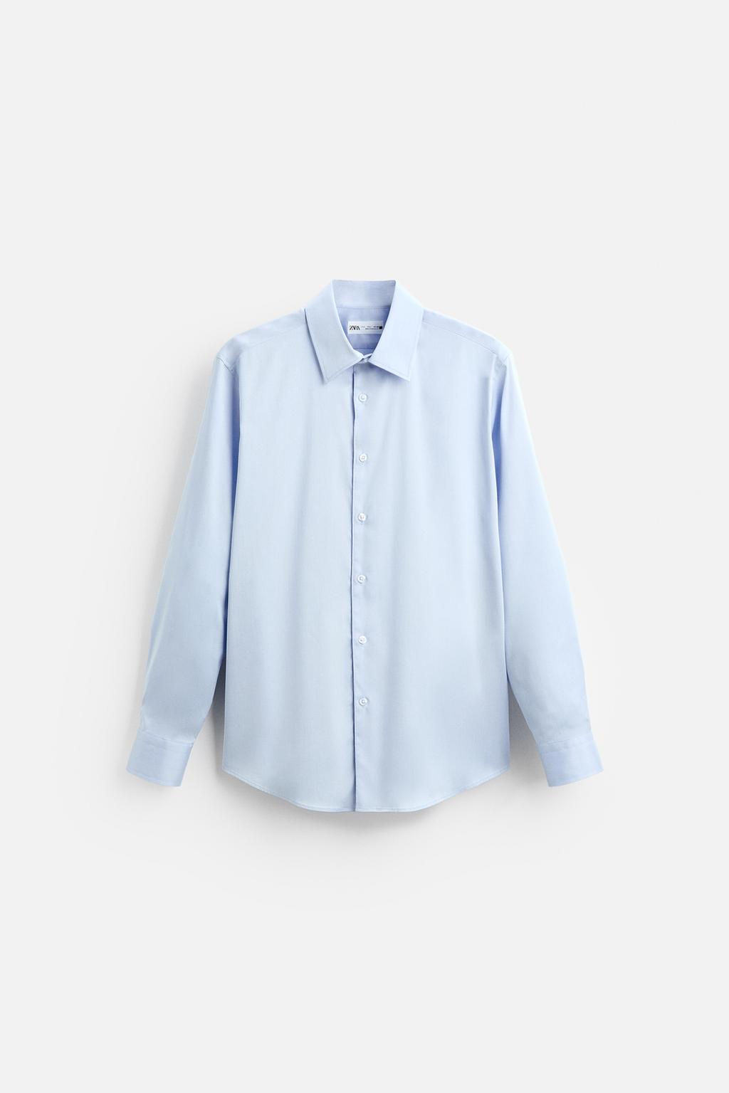 TEXTURED TWILL SHIRT - Zara фото 6