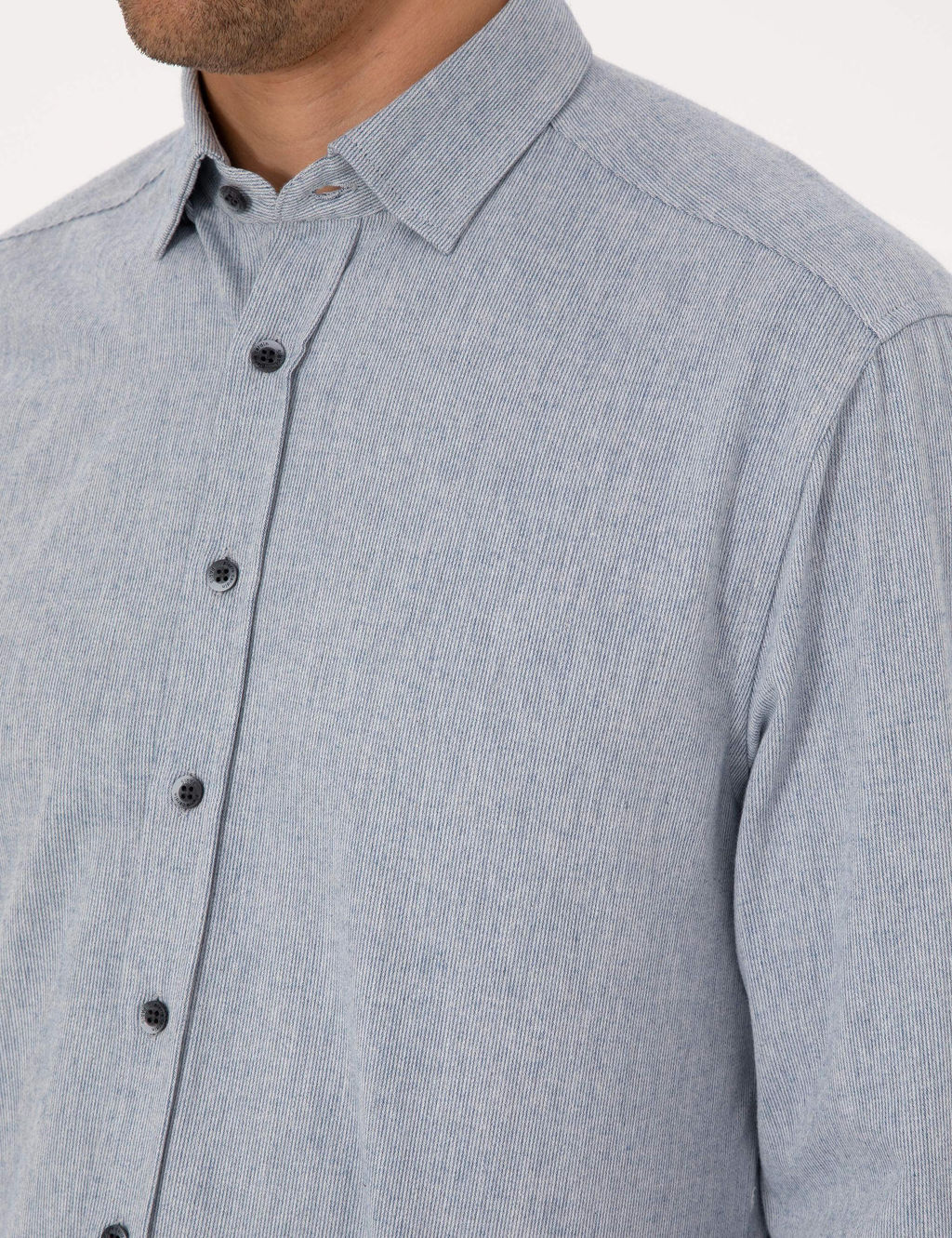 Mavi Regular Fit Uzun Kollu G_mlek - Pierre cardin фото 7