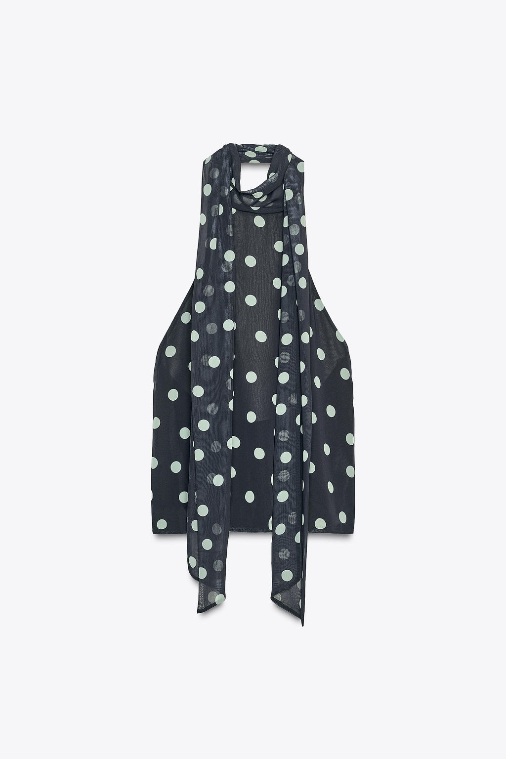 POLKA DOT HALTER TOP - Zara фото 3