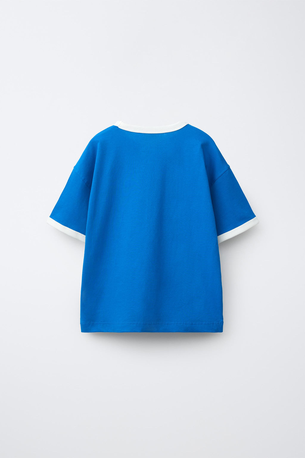 CAMISETA JOGGING VIVOS CONTRASTE / Azulina