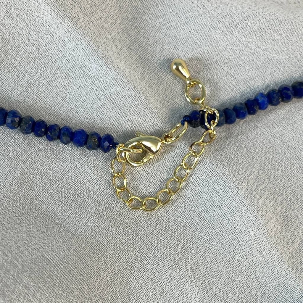 Чокер с подвеской из Лазурита 42 см +