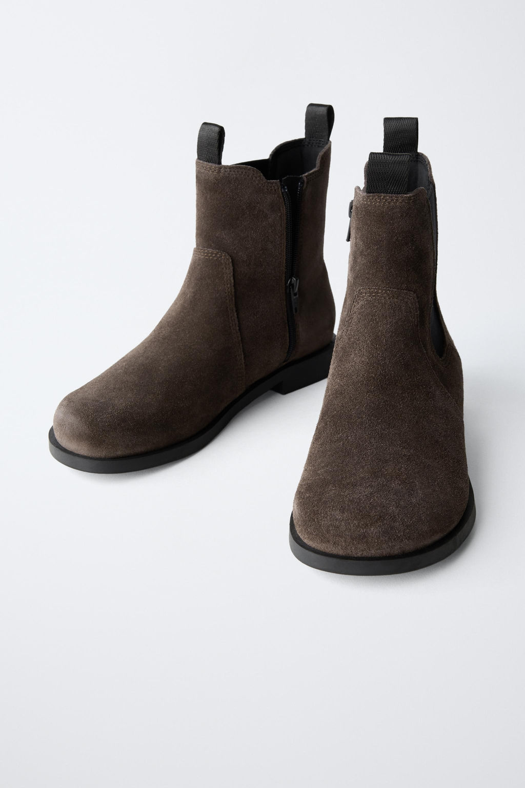 LEATHER CHELSEA ANKLE BOOTS - Zara фото 3