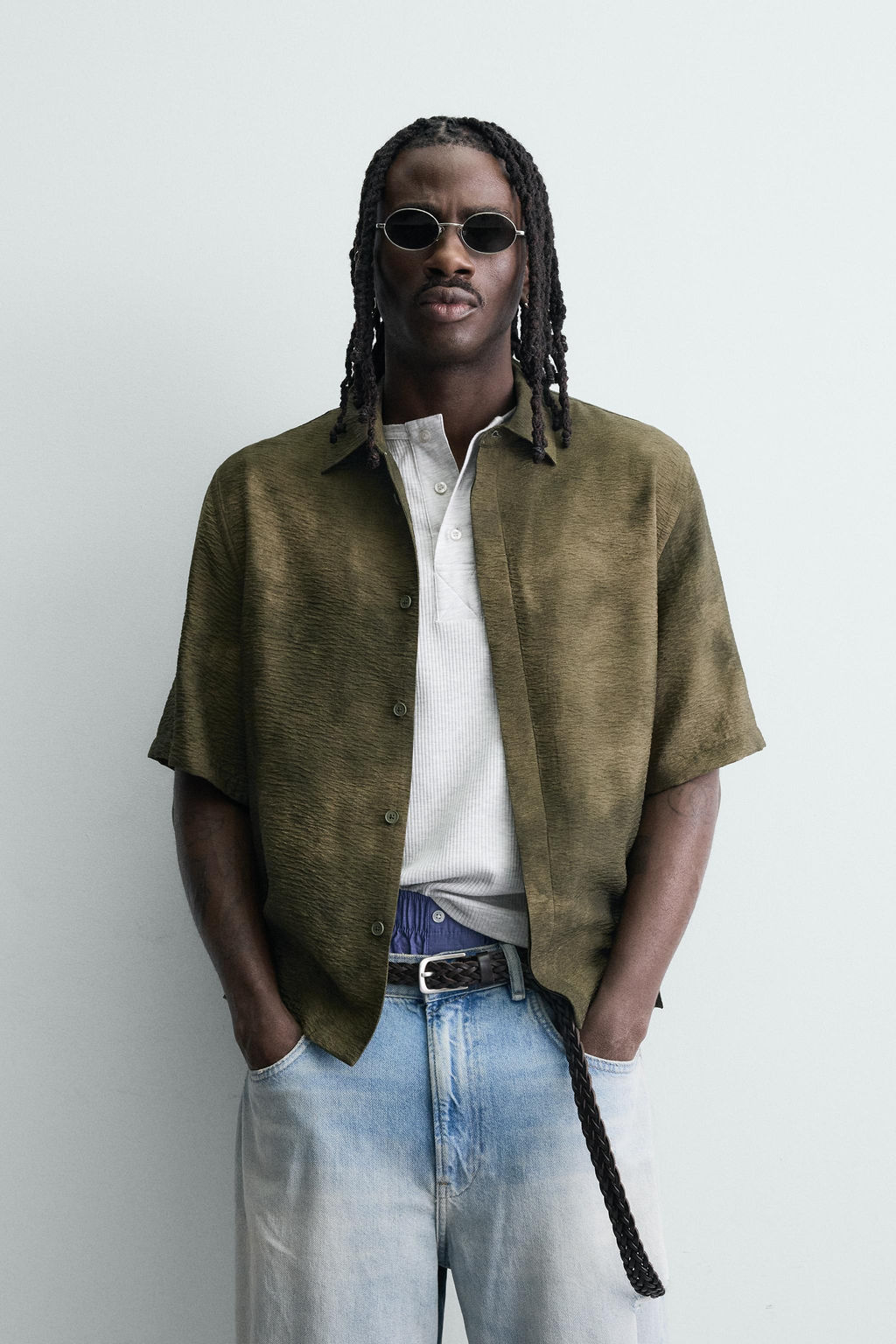 ABSTRACT PRINT RELAXED FIT SHIRT - Zara фото 2