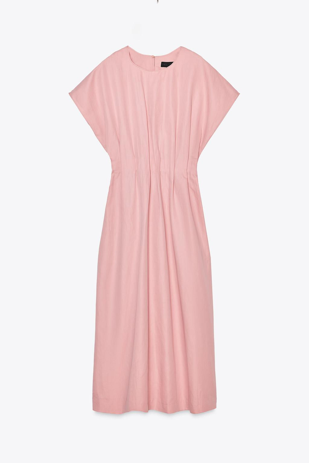 ZW COLLECTION PLEATED MIDI DRESS - Zara фото 15