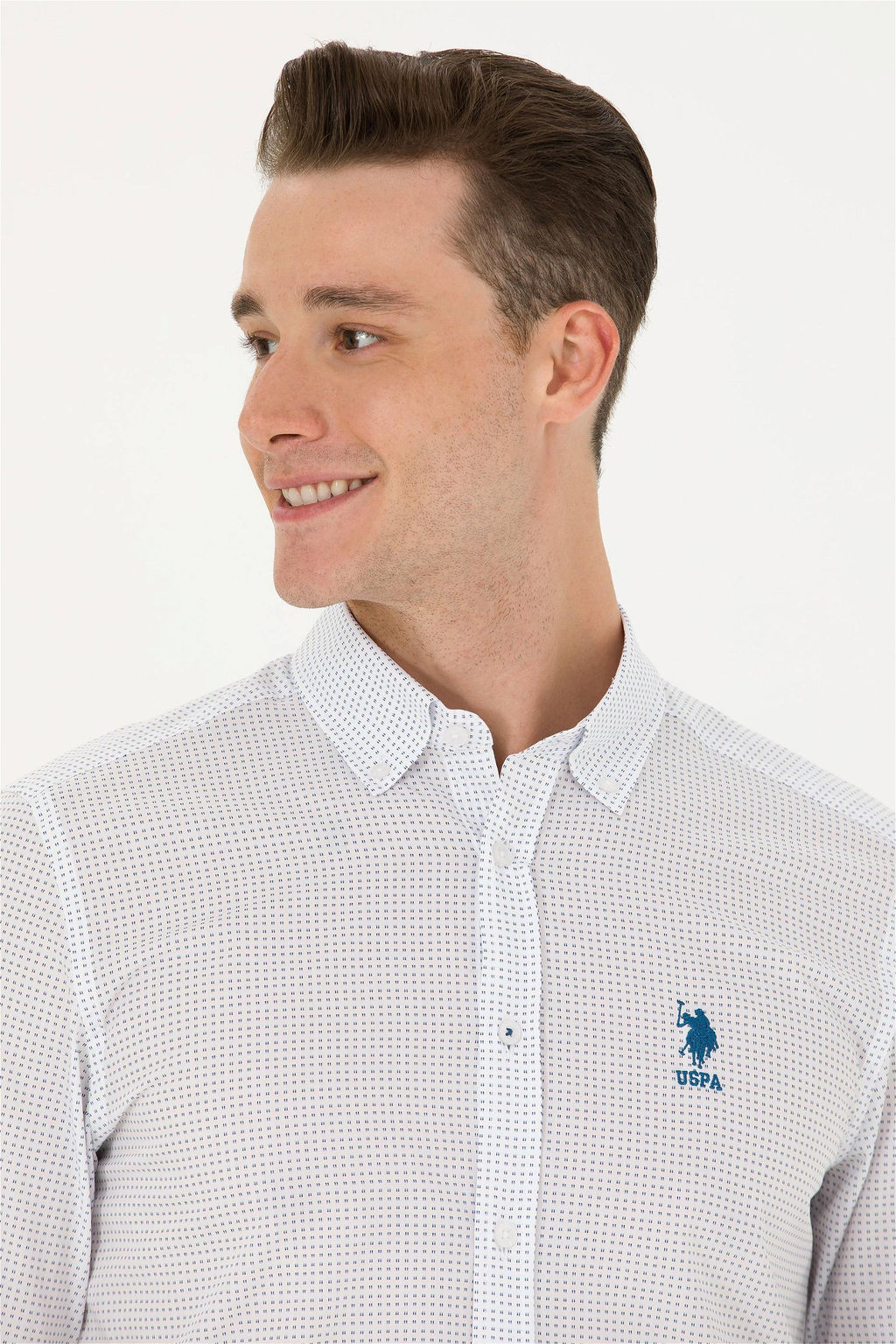 U. S. Polo Assn Мужская рубашка Saks с длинным рукавом - U.s. polo assn фото 2