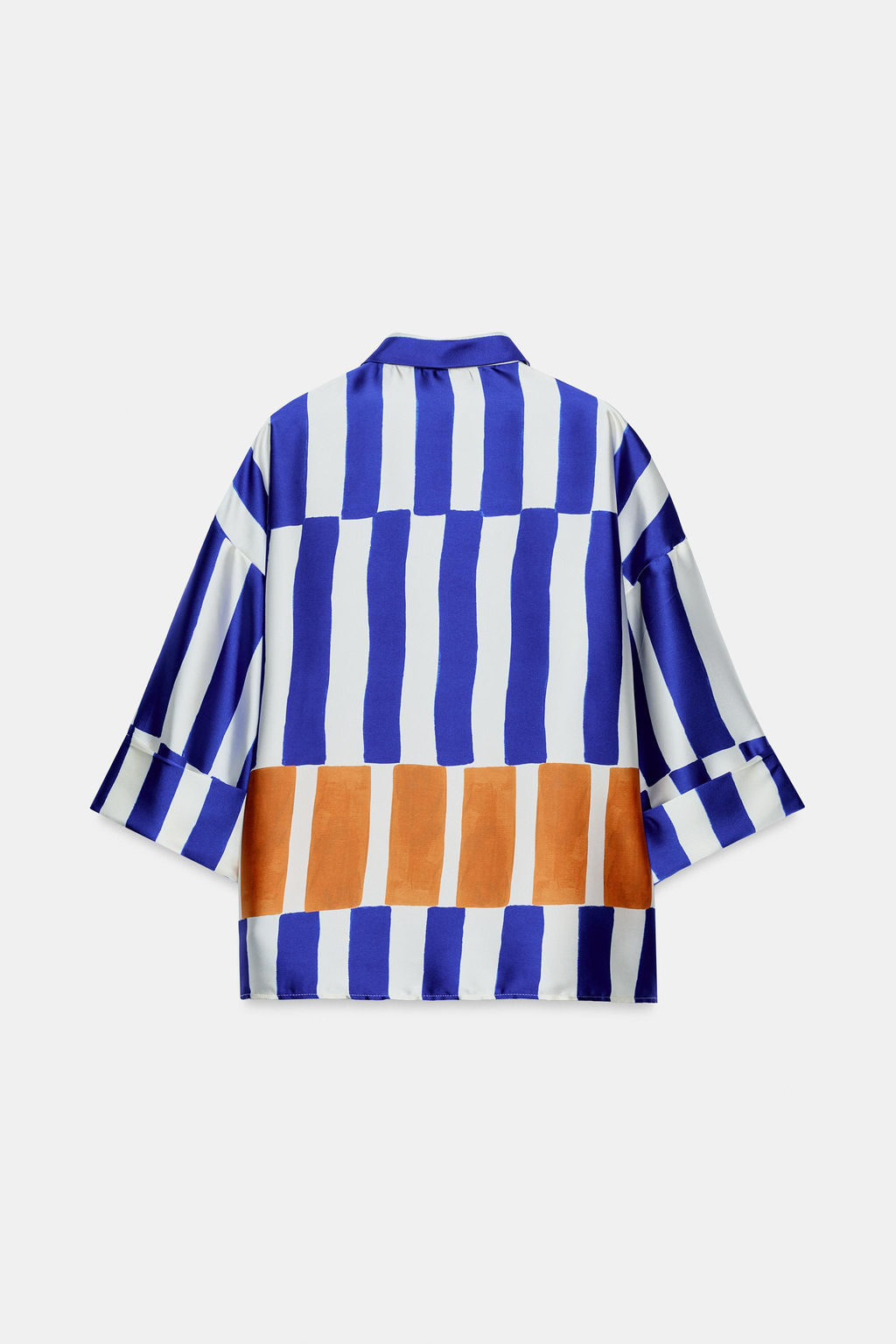 CAMISA OVERSIZE RAYAS / Multicolor - Zara фото 8