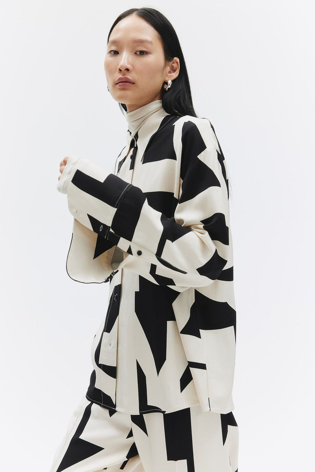 Camisa de corte holgado - H&m фото 4