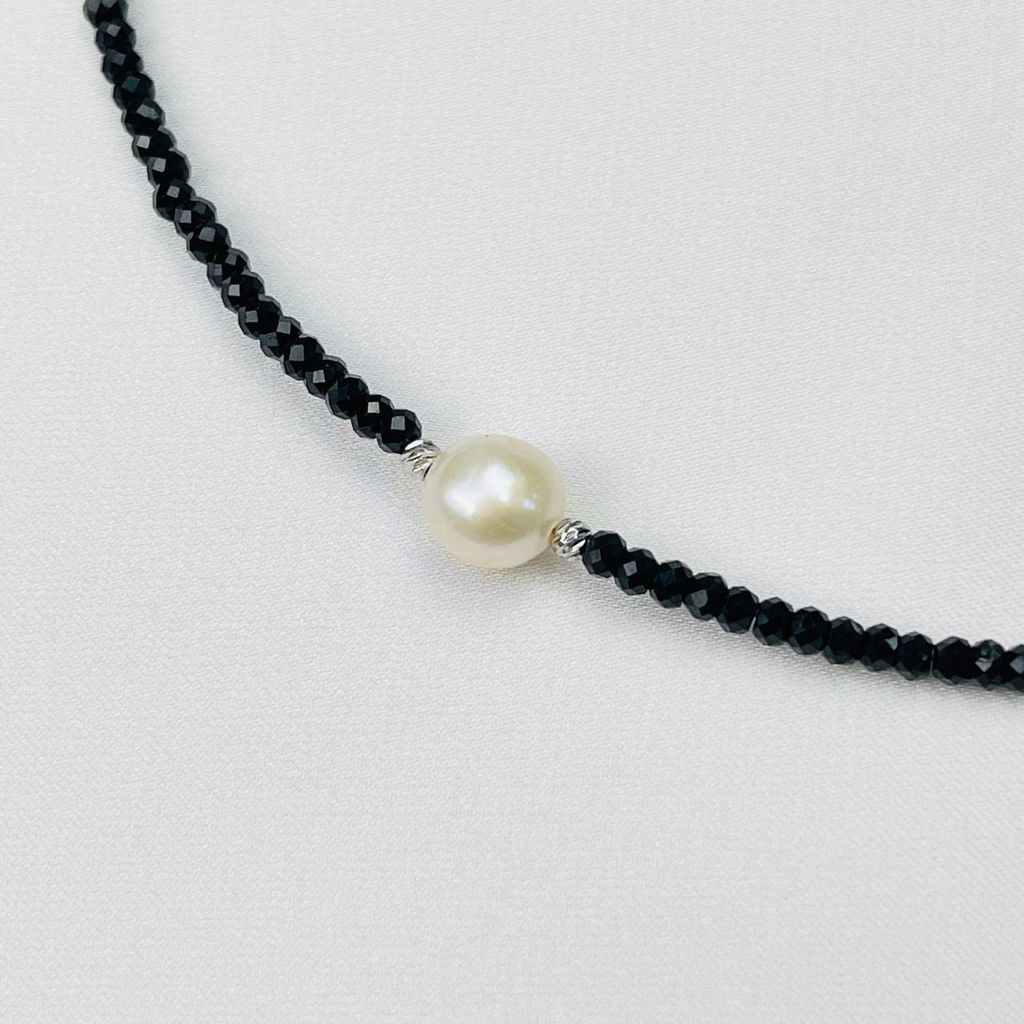 Колье из Шпинели и Жемчуга 42 см +