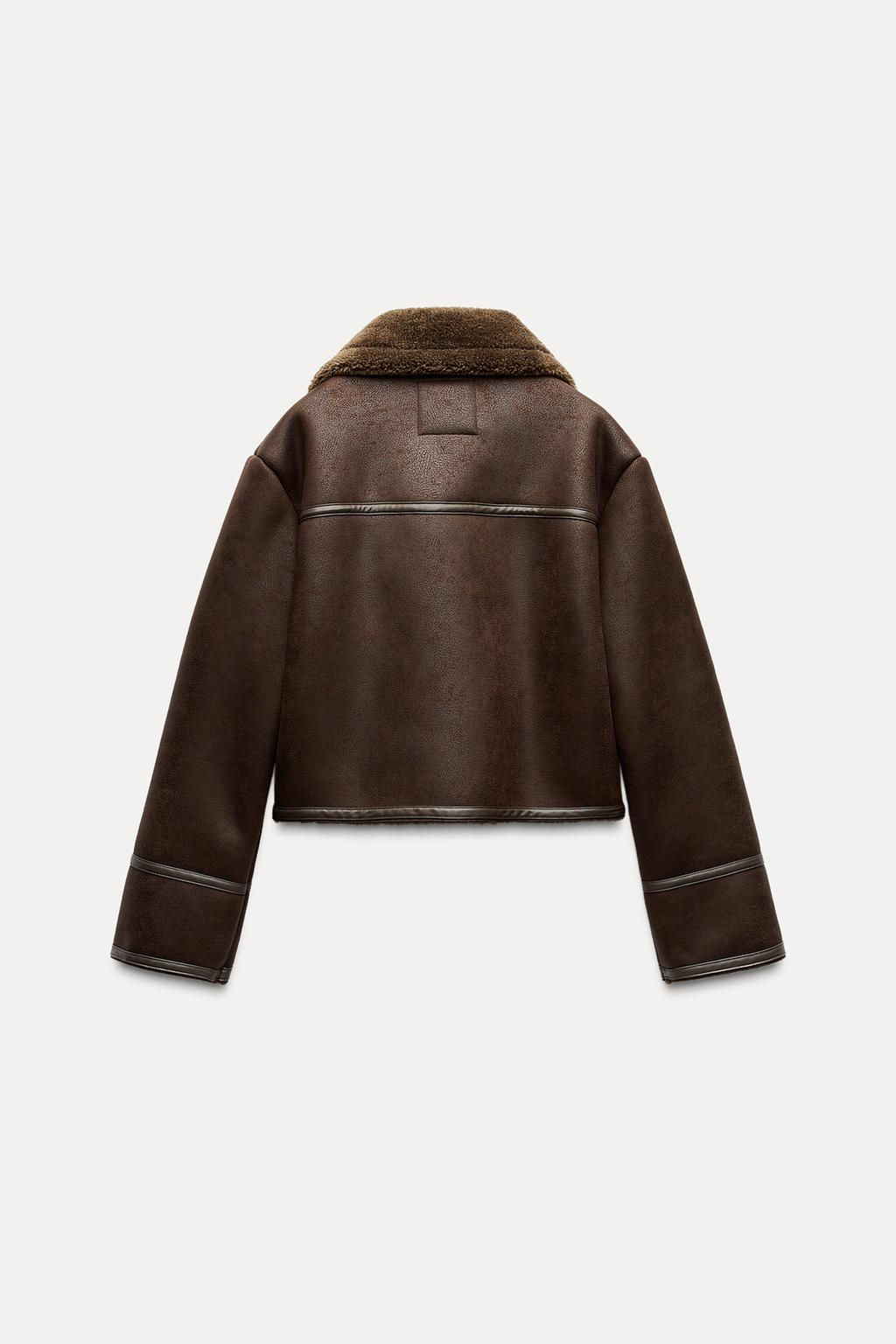 DOUBLE-FACED SHORT JACKET - Zara фото 6