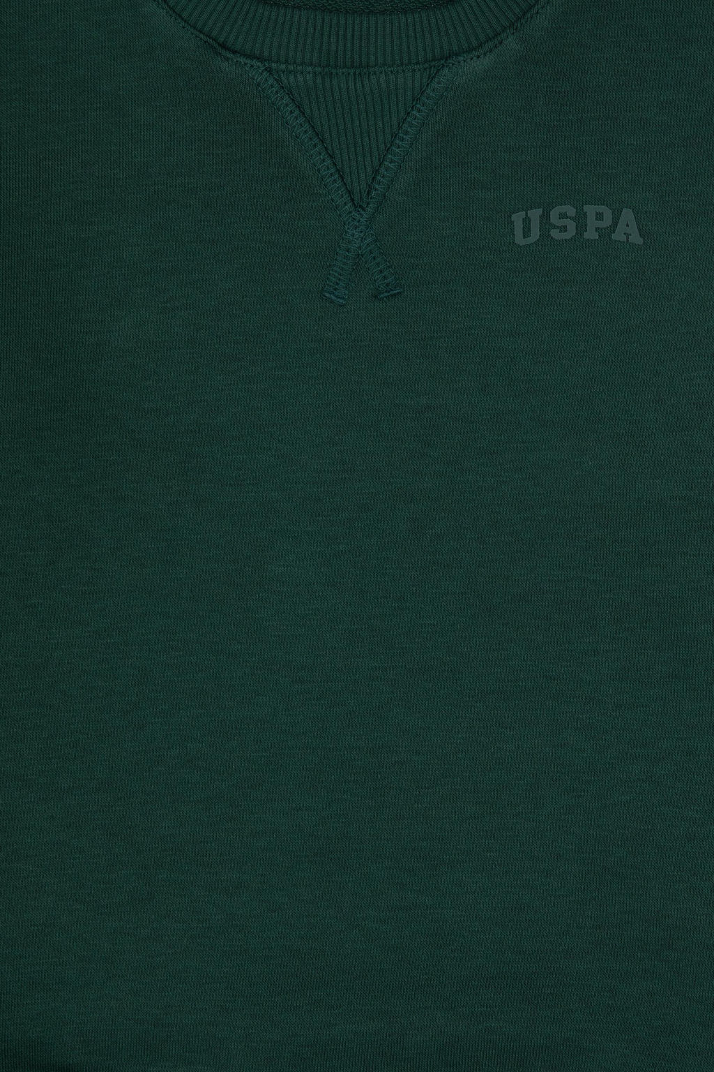 Erkek _ocuk Koyu Ye_il Bisiklet Yaka Basic Sweatshirt - U.s. polo assn фото 3
