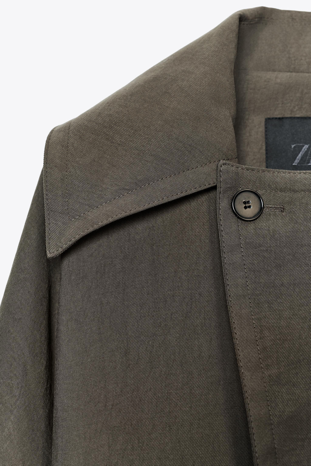 ZW COLLECTION FLOWING BELTED JACKET - Zara фото 9