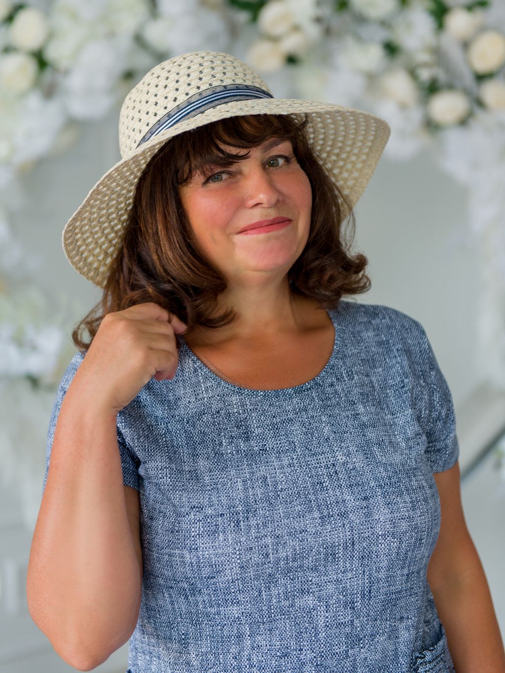 Туника женская из кулирки Льняная палитра-4 серый - Амадэль фото 5