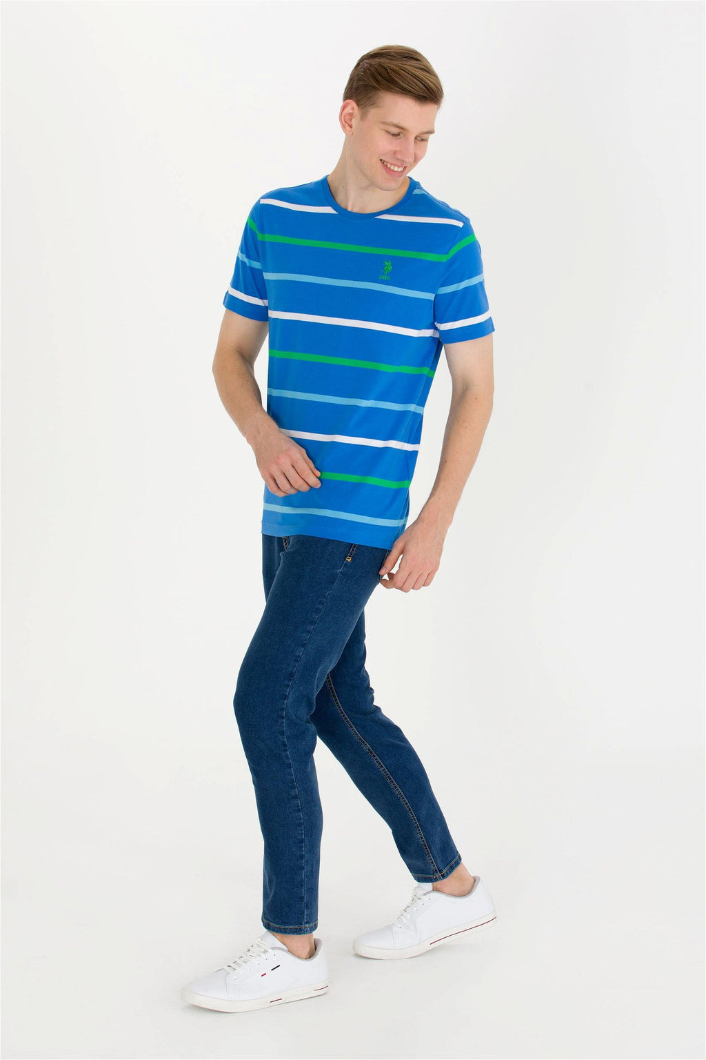 U. S. Polo Assn Мужская футболка Saks с круглым вырезом - U.s. polo assn фото 13