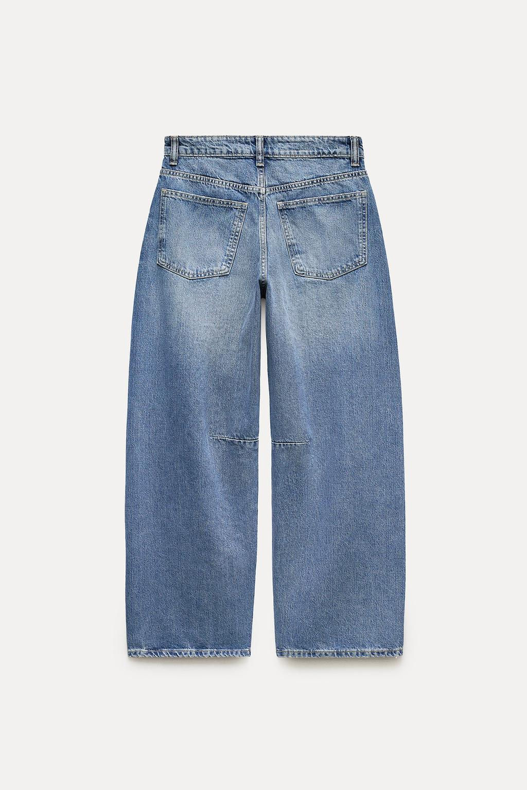 TRF BAGGY BALLOON MID-RISE JEANS - Zara фото 8