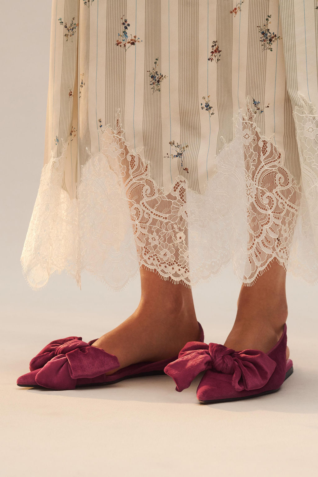 ZAPATO DESTALONADO MAXI LAZO LIMITED EDITION / Rosa - Zara фото 2