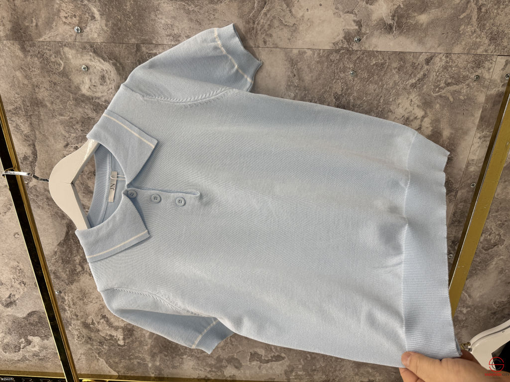 Футболка поло однотонная