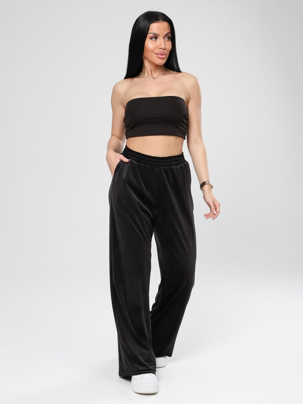 IV-CAPRIZ Марлена - брюки из велюра с лайкрой  фото 17