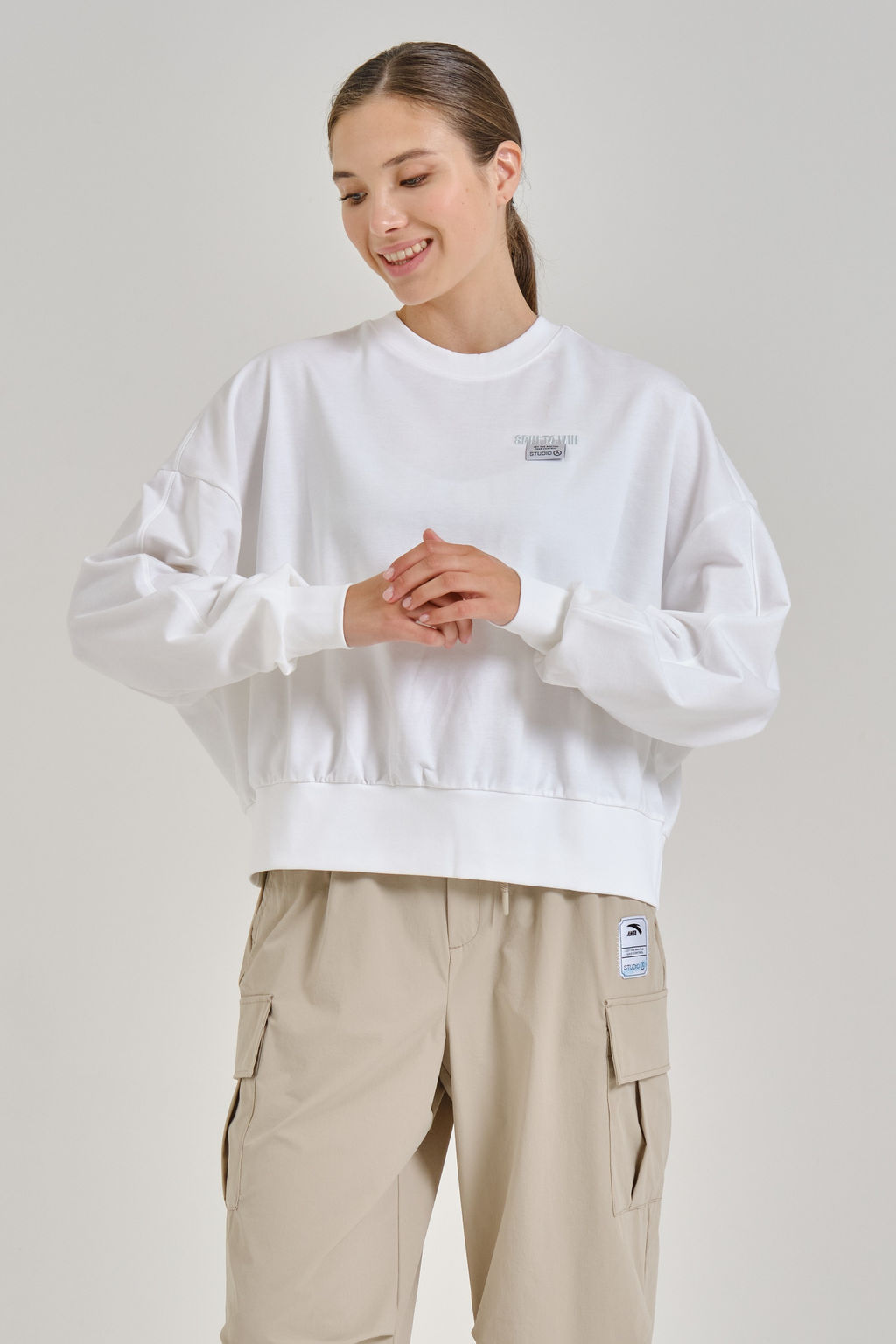 Свитшот Белый - Anta фото 6