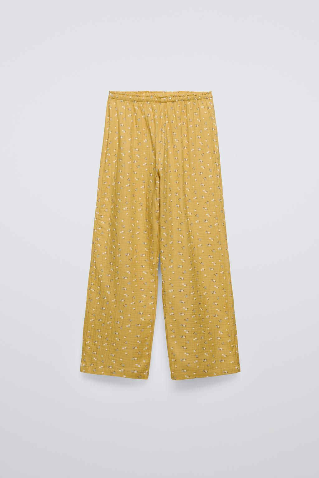 6-14/ FLORAL SHIRT PYJAMAS - Zara фото 5