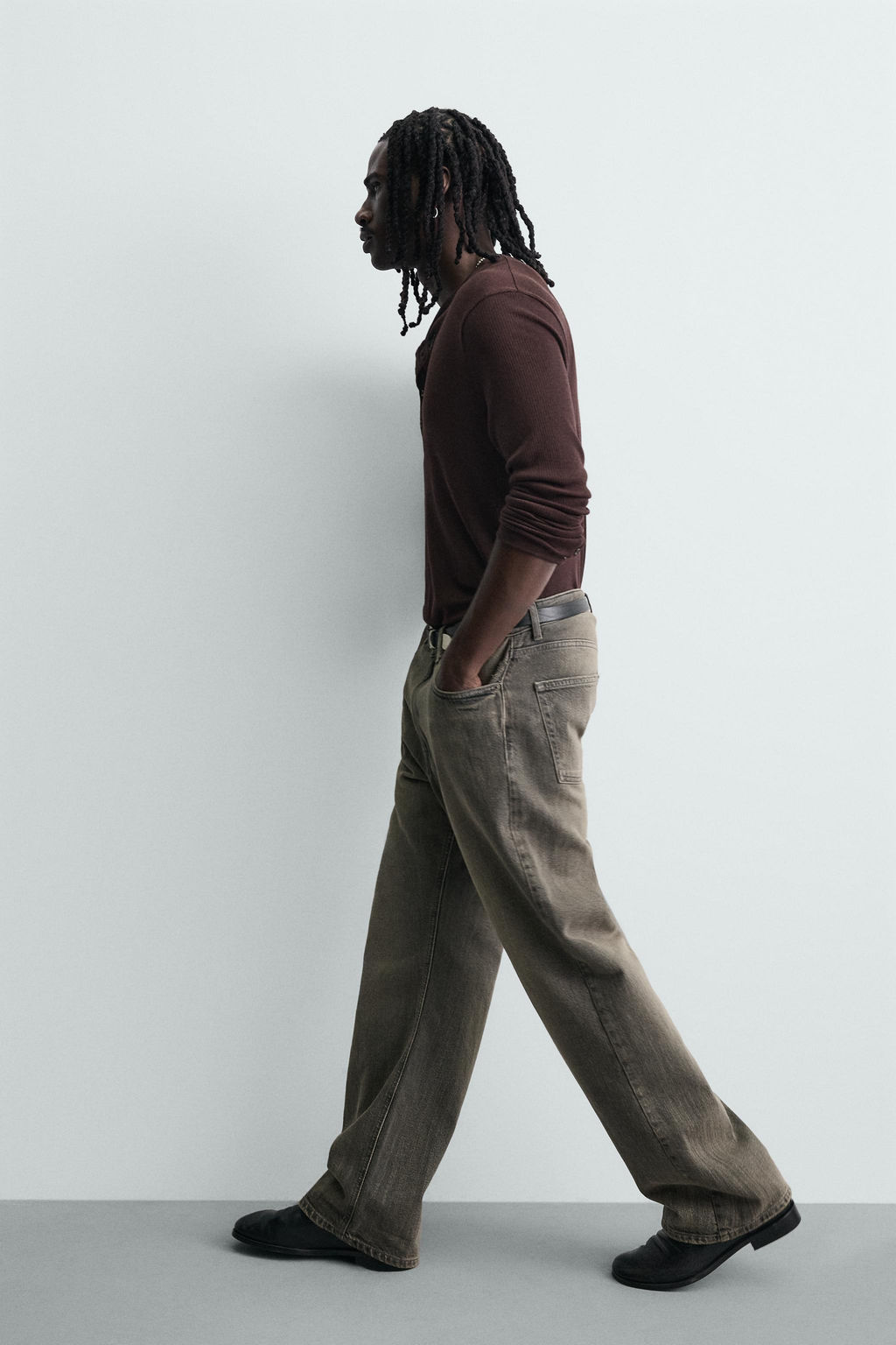 JEANS LOOSE FIT / Marr?n - Zara фото 6