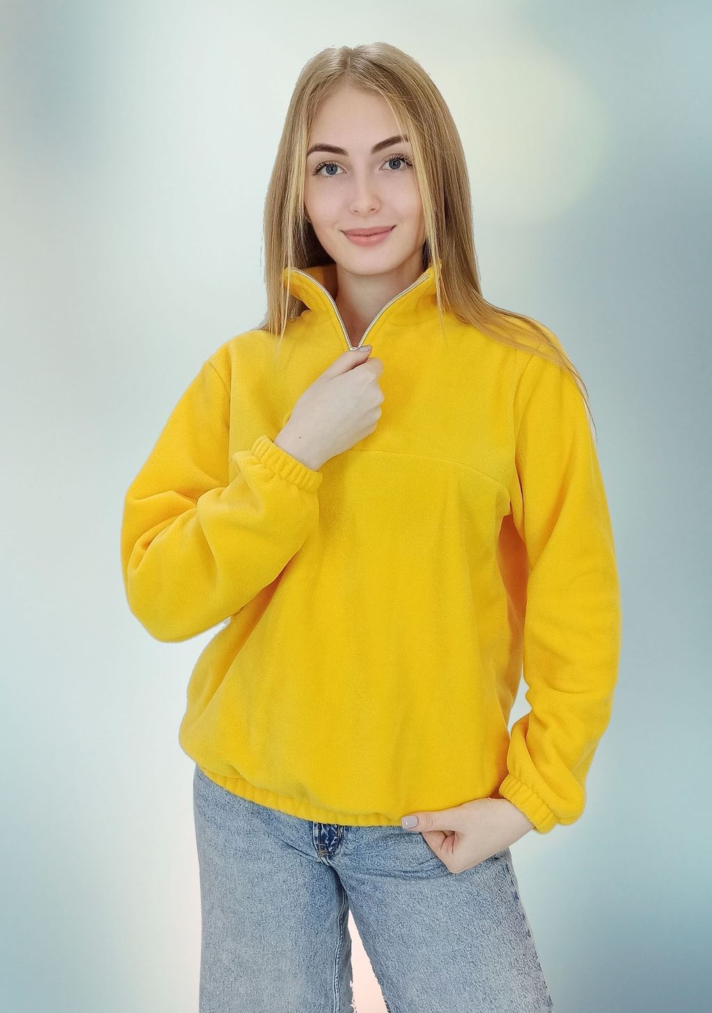 Т0729 Толстовка женская флис ментоловый - АстраТекстиль фото 3