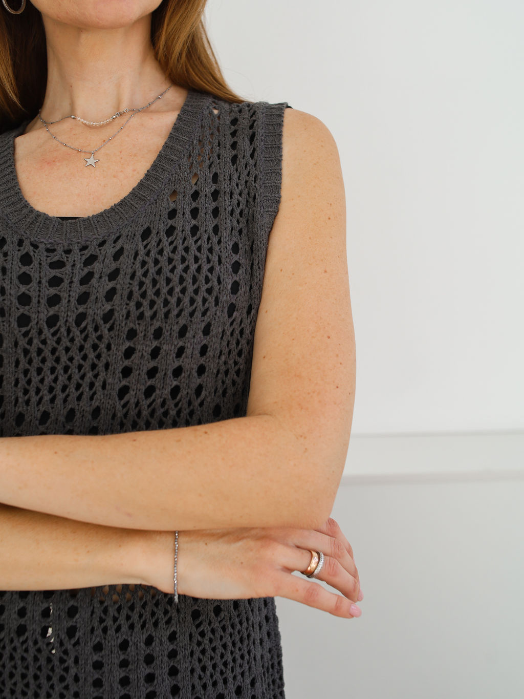 Платье вязаное Looma, серое - Inzibe фото 2