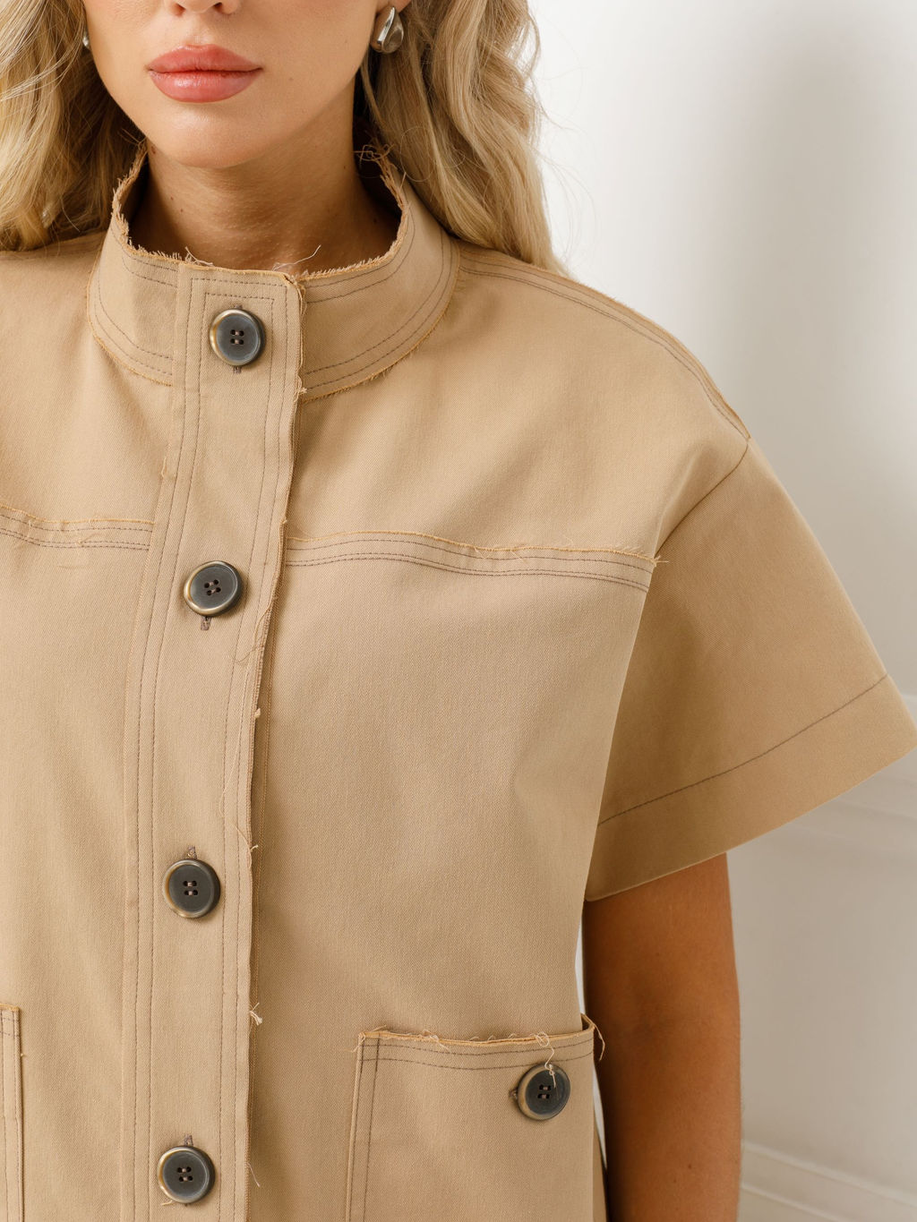 Жакет бомбер с коротким рукавом - Stilla фото 6