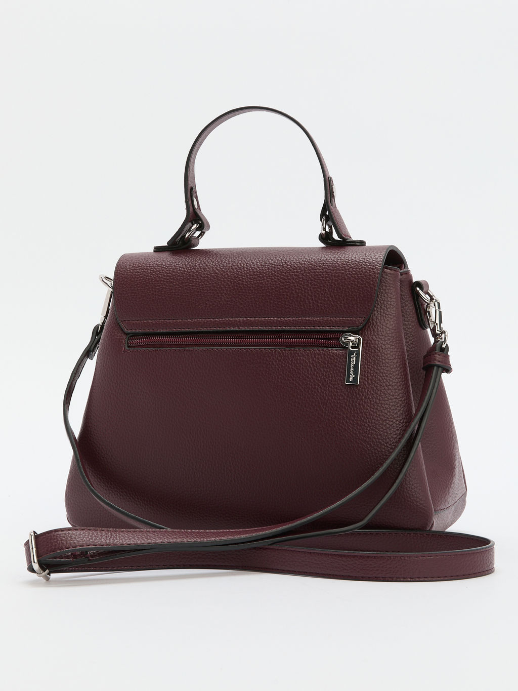 Женская сумка с ручкой TAMARIS Carolina Артикул 4370670, бордовый - Armani exchange фото 5