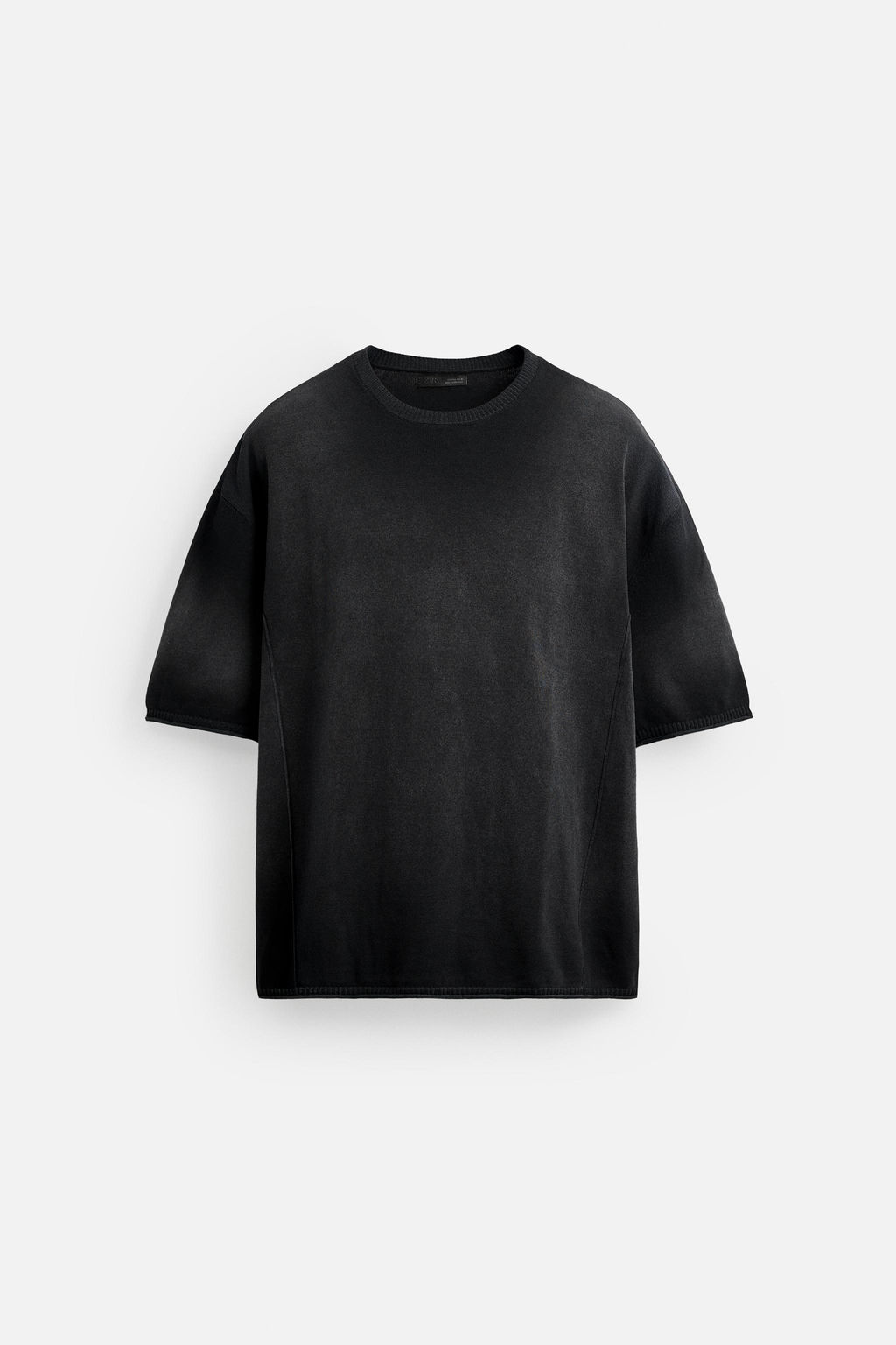 SPRAY PRINT KNIT T-SHIRT - Zara фото 6