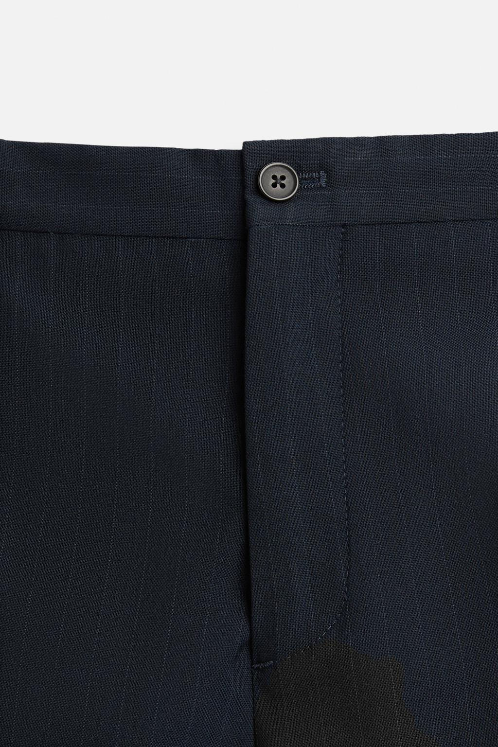 PINSTRIPE SUIT TROUSERS - Zara фото 7