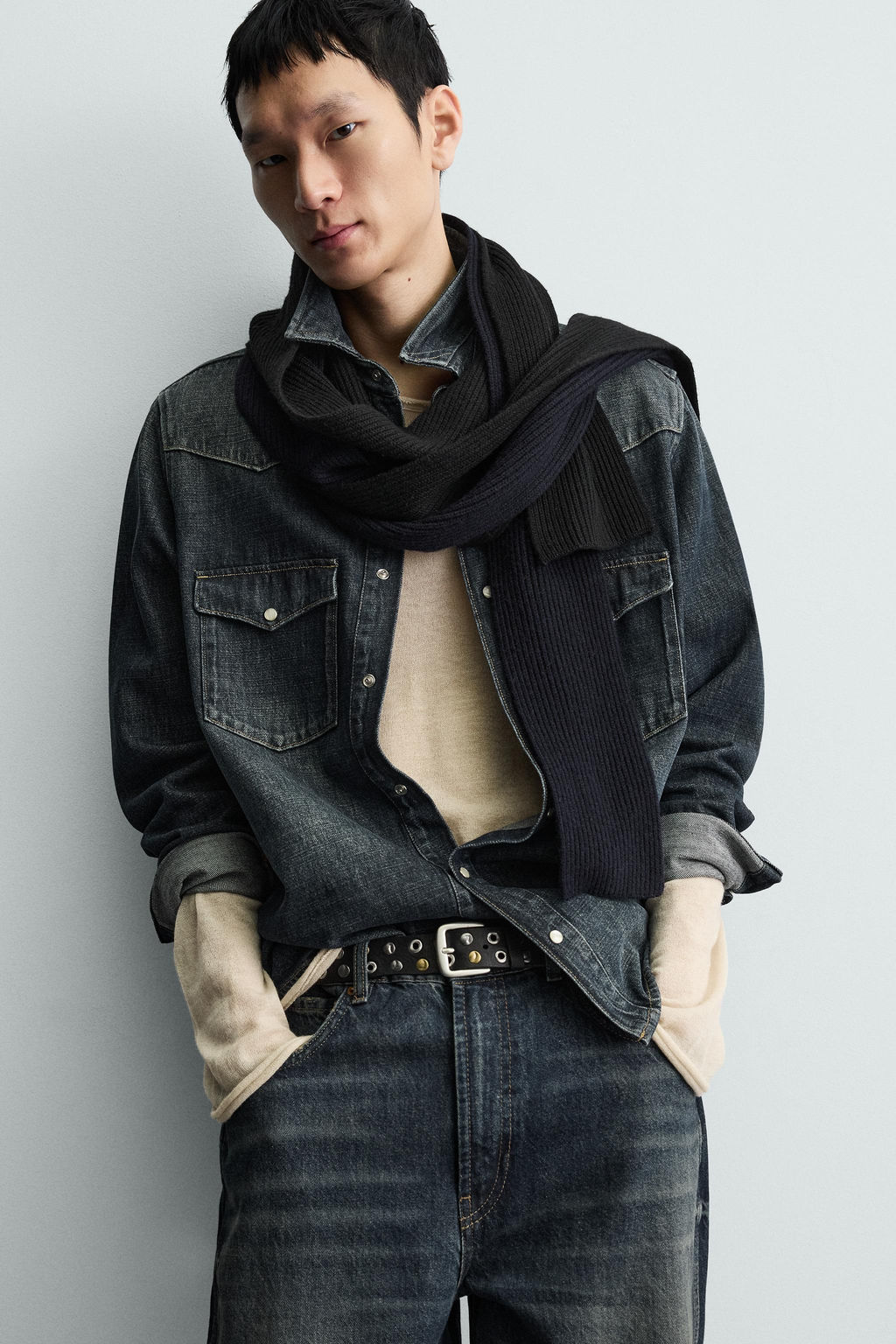 REVERSIBLE LEATHER BELT - Zara фото 8