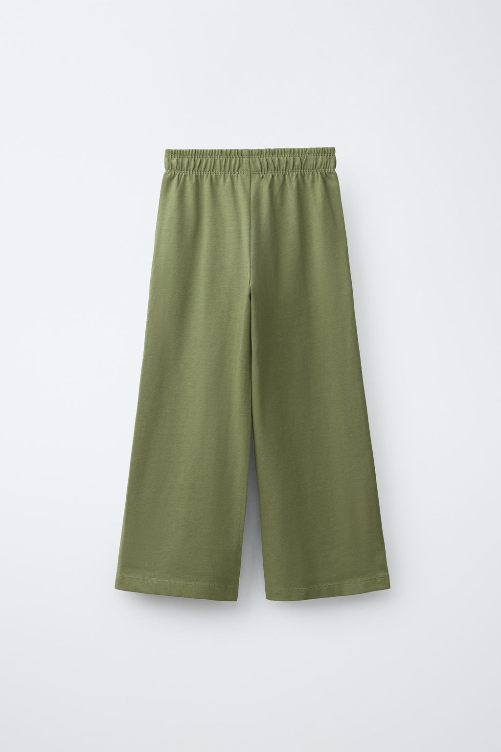 PANTAL?N FELPA HEAVY JERSEY WIDE LEG / Khaki - Zara фото 2