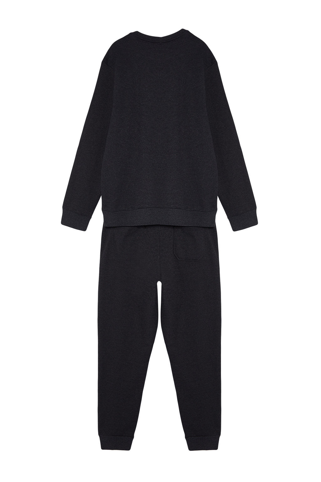TRENDYOL MAN Lacivert Regular Fit Nak?sl? Orme Pijama Tak?m? TMNAW24PT00040 - Trendyolmilla фото 8