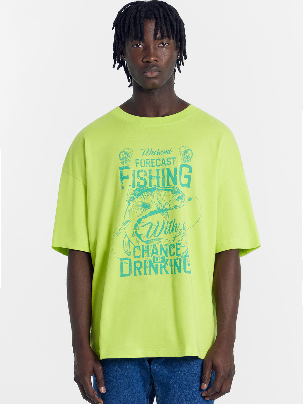 Футболка Mark Formelle хлопок зеленый лайм  фото 3