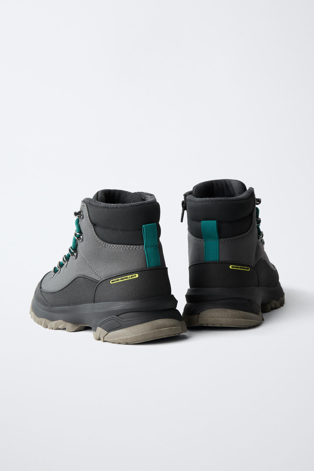 WATER-REPELLENT HIKING BOOTS - Zara фото 14
