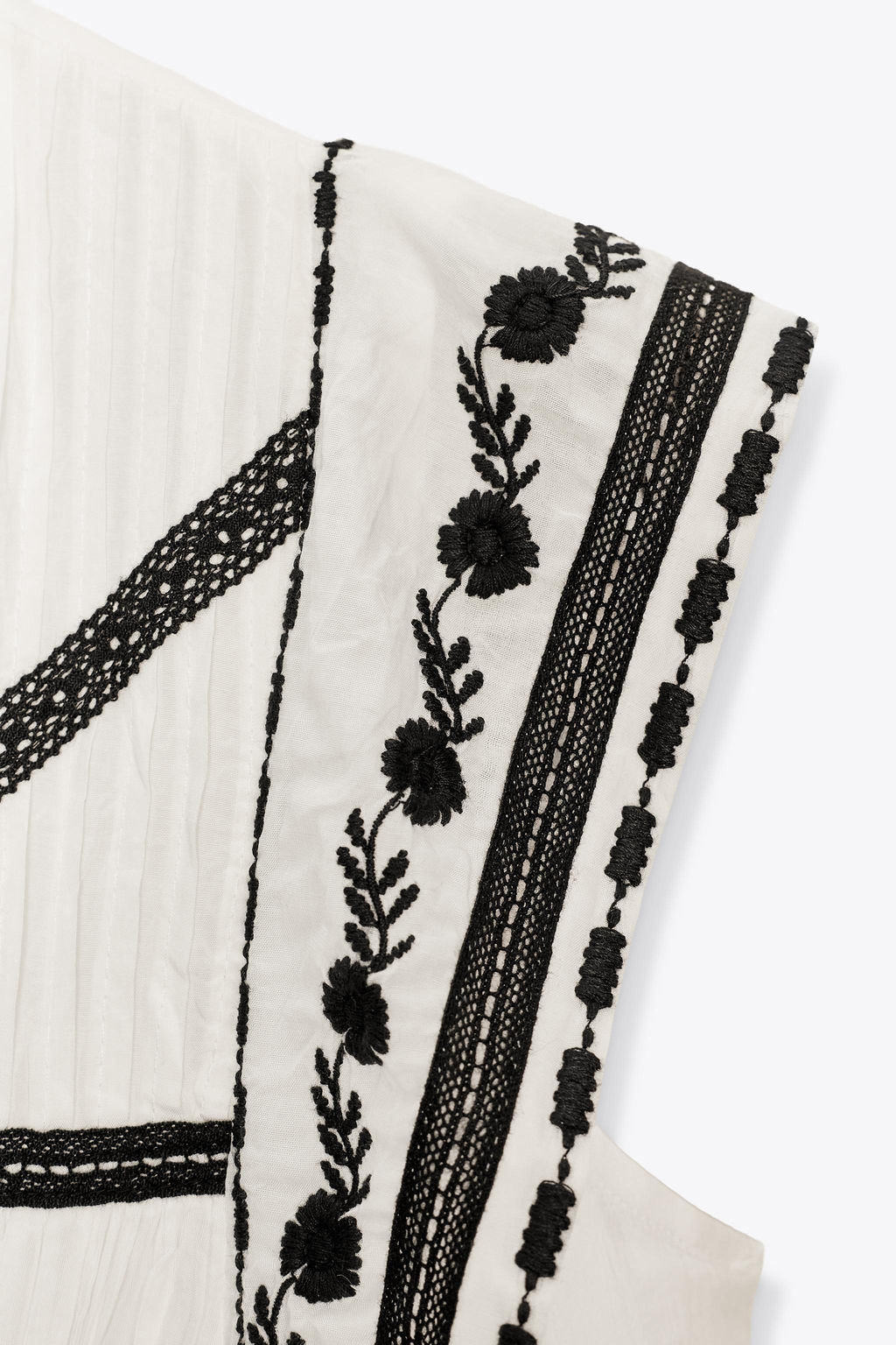 ZW COLLECTION EMBROIDERED SHORT DRESS - Zara фото 16
