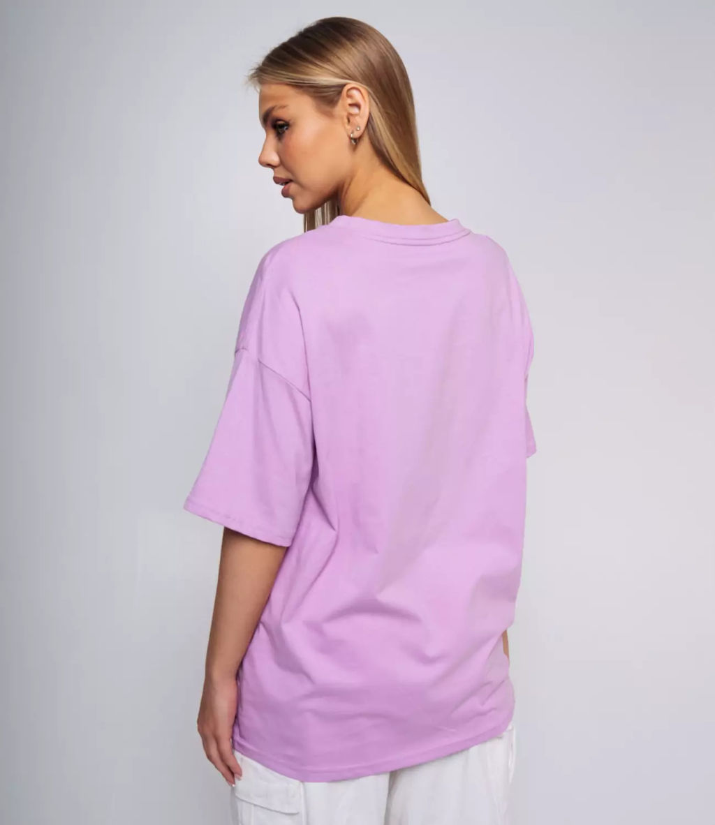 Футболка #КТ67-2, сиреневый - Dommod фото 3