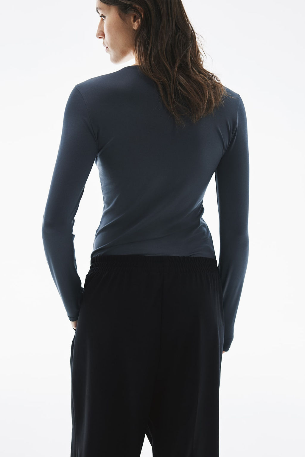 Pantalon amplio con raya - H&m фото 5