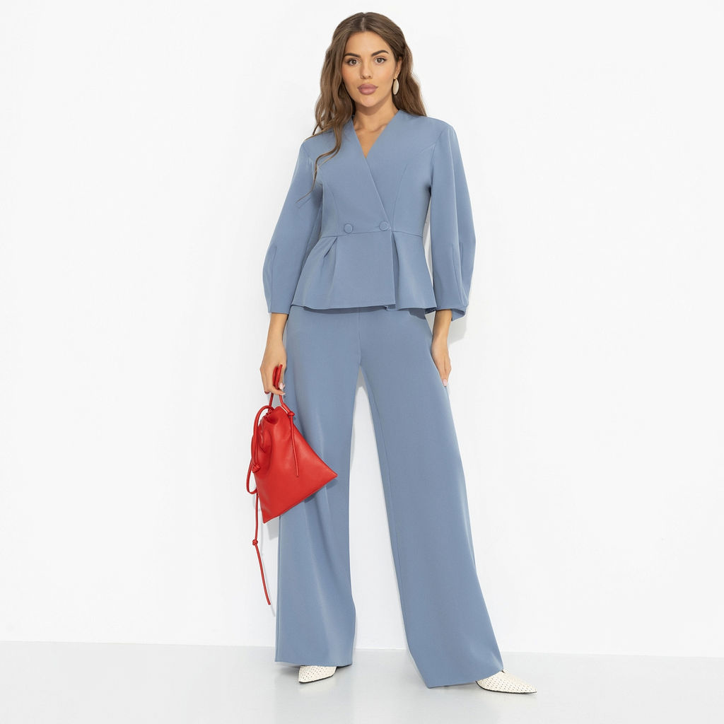 Брючный костюм дизайнерский, Уверенный ход (2 в 1) - Charutti фото 2