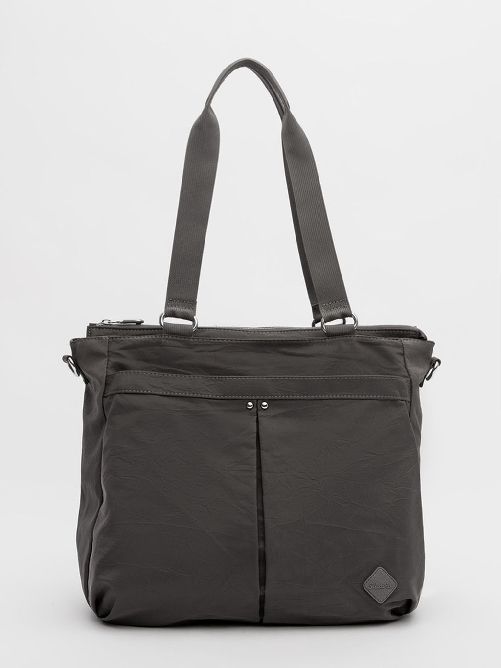 Темно-серый шоппер S.Lavia  фото 3