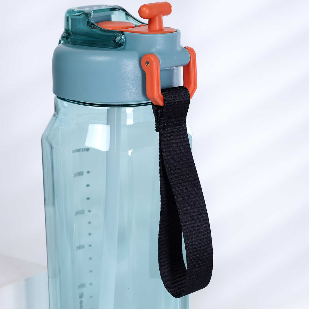 Бутылка для воды 1000 ml Вуухууу-Woohooo / Пищевой PP / уп 60 / Голубой / АКЦИЯ