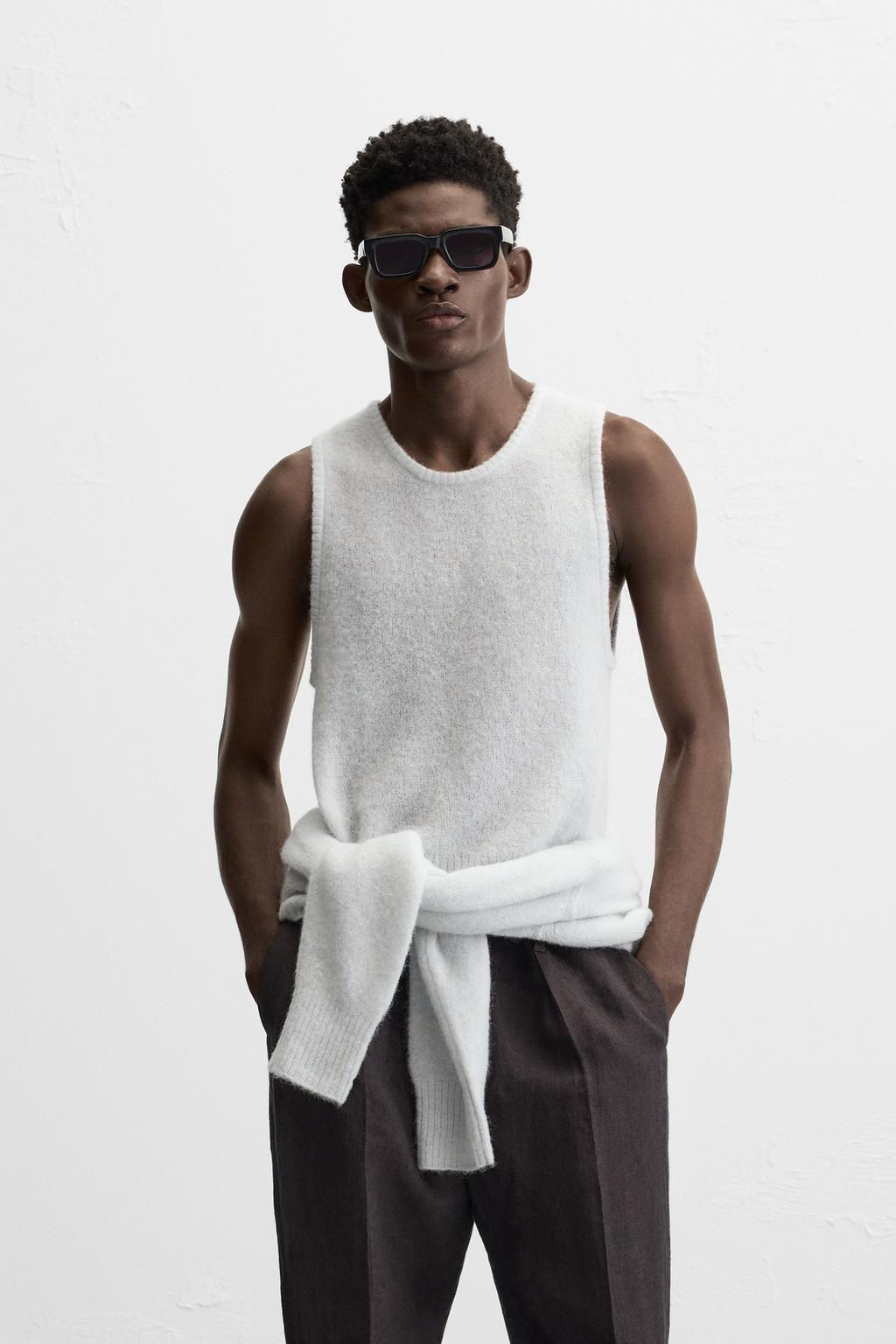 WOOL BLEND KNIT VEST - Zara фото 2