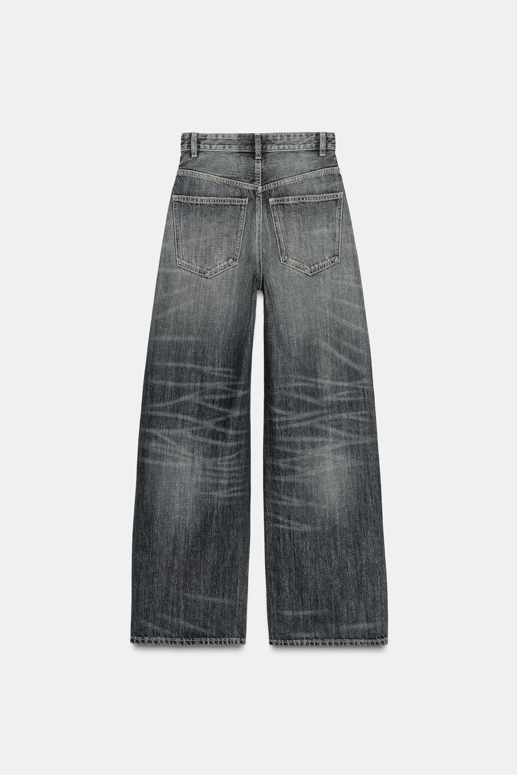 TRF EXTRA WIDE-LEG HIGH-WAIST JEANS - Zara фото 11