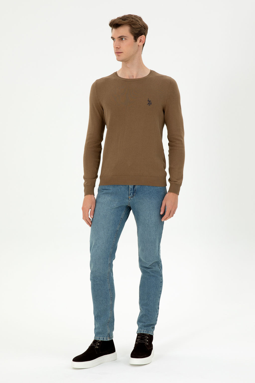 Erkek Haki Basic Kazak - U.s. polo assn фото 4