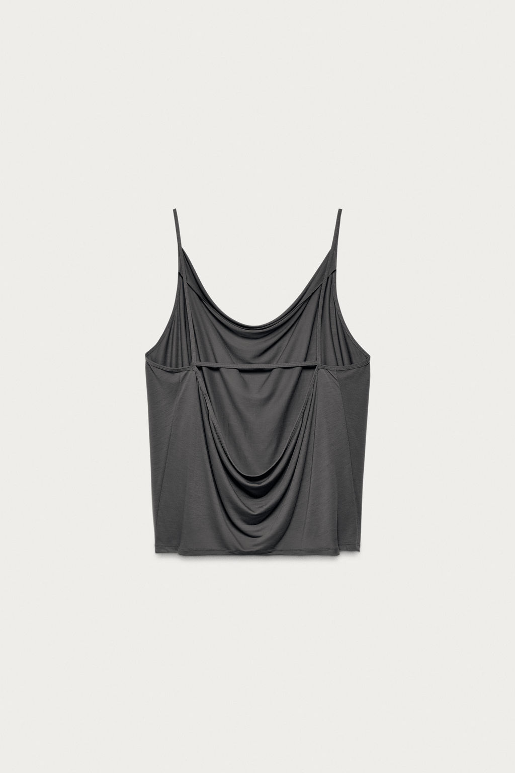 TOP DRAPEADO MARISA BERENSON X ZARA / Antracita oscuro