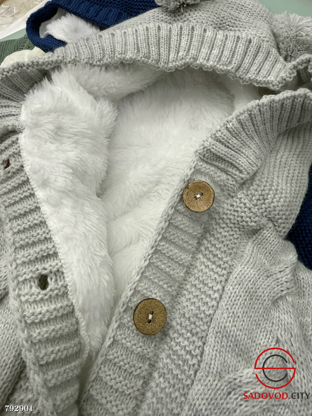 Вязаный детский комбинезон на меху - Bruno фото 10