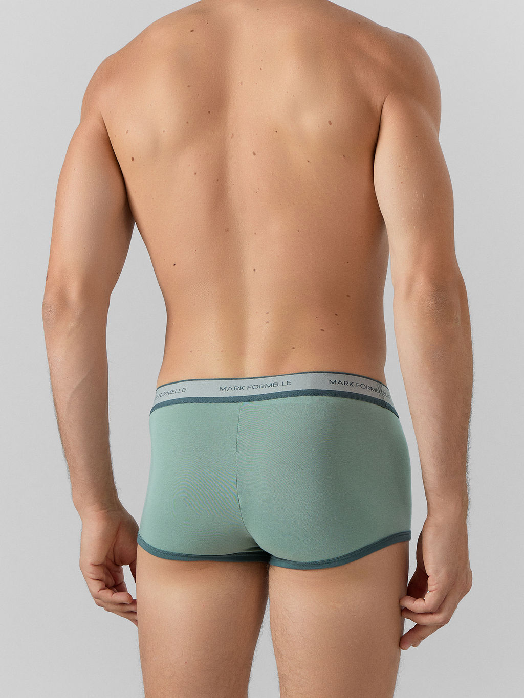 Цена за 2 штуки! Трусы боксеры мужские мятные - Mark formelle фото 5